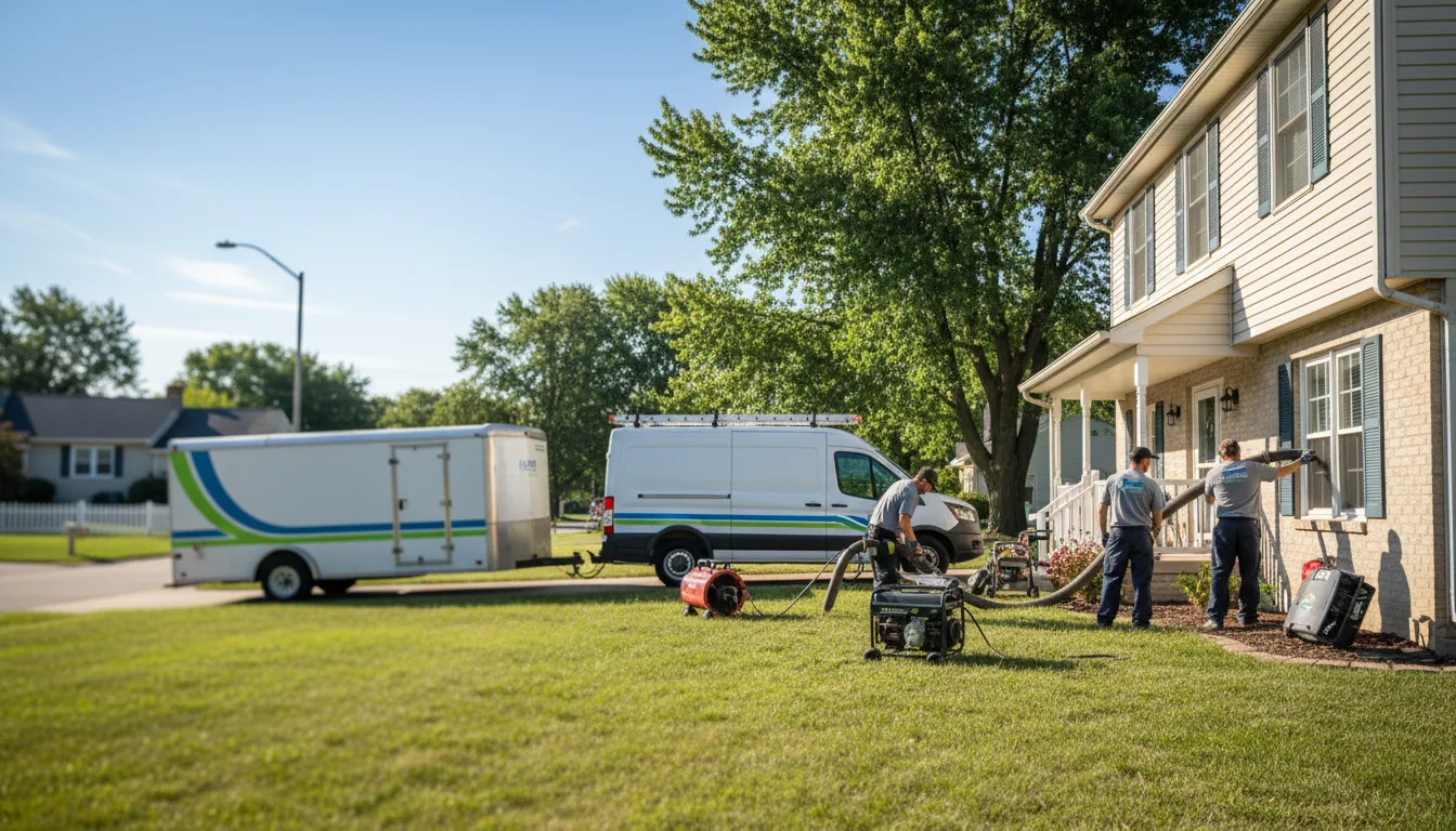 Flooded Basement Restoration And Cleanup With Repair in Wilsey, KS near me